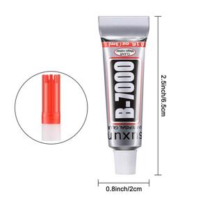 img 3 attached to B-7000 Adhesive: Versatile 3ml Glue for DIY 🔨 Crafts, Glass, Wood, Manicure, Jewelry Making - 40 Piece Assortment