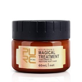 img 3 attached to Advanced Molecular Hair Roots Treatment - Magical Hair Mask for Dry & Damaged Hair, Professional Hair Conditioner to Restore Softness in Just 5 Seconds (60ml)