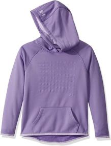 img 2 attached to 🏻 Теплые детские спортивные вещи Under Armour для девочек из флиса «Лунный камень» - идеально для активных девочек.