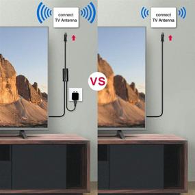 img 2 attached to 📡 ANTOP Smartpass Усилитель сигнала: увеличение сигнала телевизионного вещания в эфире с высоким коэффициентом усиления, низким уровнем шума и фильтром 4G LTE - черный