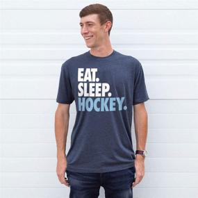 img 3 attached to Sleep Hockey T Shirt ChalkTalk SPORTS Men's Clothing