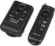 📷 wireless remote shutter release for nikon: vello freewave with 10-pin connection logo