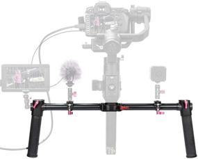 img 4 attached to Двуручная рукоятка ANDYCINE Dual Handle для гимбалей | С антицарапинным покрытием и антискользящим эффектом | Совместима с DJI Ronin S/ Ronin SC, DJI RS2, RSC2/ Moza Air 2.