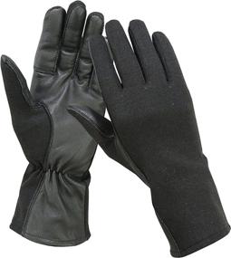 img 1 attached to ONETAC OUTDOOR: Touch Screen Tactical Pilot Nomex Fire Resistant Flight Flyers Gloves for Enhanced Performance