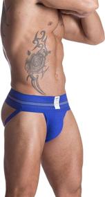 img 1 attached to 🏋️ Ultimate Comfort and Support: GYM Men's 3" Wide Band Classic Athletic Supporter