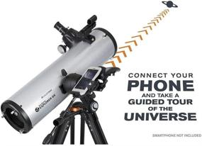 img 3 attached to 🔭 Celestron StarSense Explorer DX 130AZ Smartphone App-Enabled Telescope | StarSense App for Easy Star, Planet, and Celestial Discoveries | 130mm Newtonian Reflector | iPhone & Android Compatible