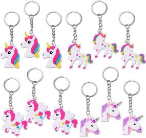 img 1 attached to 🦄 Magical Unicorn Necklace Keychain Bracelet: Enchanting Supplies & Gifts