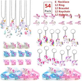 img 4 attached to 🦄 Magical Unicorn Necklace Keychain Bracelet: Enchanting Supplies & Gifts