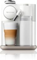 nespresso gran lattissima espresso machine: premium white de'longhi edition logo