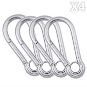 img 3 attached to Ultimate AOWISH Stainless Carabiner for Unbeatable Outdoor Camping Experience