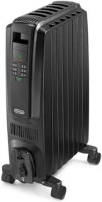 img 4 attached to 🔥 Efficient and Quiet De'Longhi Oil-Filled Radiator Space Heater: 1500W, Adjustable Thermostat, 3 Heat Settings, Timer, Energy Saving, Safety Features