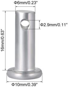 img 1 attached to Uxcell Single Clevis Оцинкованная сталь