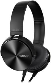 img 2 attached to 🎧 Sony MDR-XB450AP Extra Bass Headphone - Black (International Version U.S. Warranty)