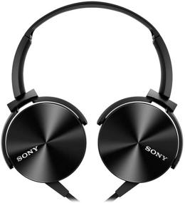 img 1 attached to 🎧 Sony MDR-XB450AP Extra Bass Headphone - Black (International Version U.S. Warranty)