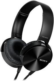 img 3 attached to 🎧 Sony MDR-XB450AP Extra Bass Headphone - Black (International Version U.S. Warranty)