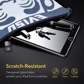 img 1 attached to 📱 ESR iPad Screen Protector (2021/2020/2019) - Scratch-Resistant 9H Hardness HD Clear Premium Tempered Glass with Installation Frame - 1 Pack