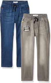 img 3 attached to 👖 Spotted Zebra 2 Pack Stretch Patches: The Perfect Solution for Boys' Jeans