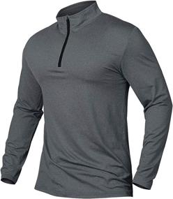 img 4 attached to MANSDOUR Performance Workout Running Pullover Sports & Fitness for Running