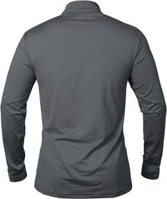 img 3 attached to MANSDOUR Performance Workout Running Pullover Sports & Fitness for Running