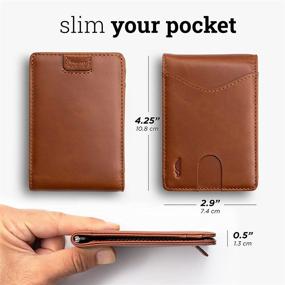 img 1 attached to POCKT Slim Wallet Money Clip Men's Accessories