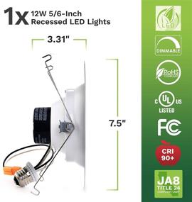 img 3 attached to 💡 Bioluz LED Dimmable Retrofit Recessed Industrial Electrical Solution