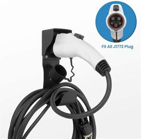 img 3 attached to BougeRV Wall-Mounted EV Charger Holder Holster for SAE J1772 Electric Vehicle Connector Nozzle Dock - Compatible with Chevy Volt, BMW, Nissan Leaf, Fiat, Ford Fusion Chargers…