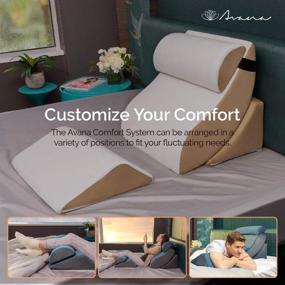 img 1 attached to 🛏️ Avana Kind Bed Orthopedic Support Pillow Comfort System: Ultimate Comfort with Bamboo-Rayon Cover – 24-Inch-Wide