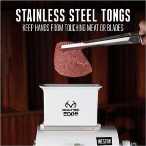 img 1 attached to Weston Realtree Edge 2-in-1 Jerky Slicer & Cuber/Tenderizer: Effortlessly Create Delicious Jerky at Home!