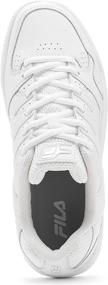 img 1 attached to 👟 FILA Women's White Pink Pickleball Shoes with Metallic Silver - Double Bounce (5PM00001-156)