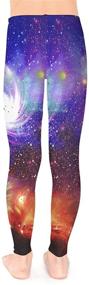 img 1 attached to 🌌 Explore the Cosmos with PattyCandy Unisex Galaxy Stretchy Leggings - Perfect for Fashionable Girls' Clothing!