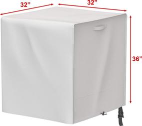 img 2 attached to 🌬️ Efficient Outdoor AC Unit Protection: Simple Houseware Air Conditioner Cover