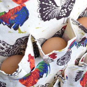 img 3 attached to 🥚 Efficient Egg Collection Apron: Unisex Workwear for Chicken, Hen, Duck & Goose Eggs -Ideal for Home, Kitchen, Farmhouse