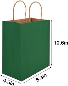 img 3 attached to 🛍️ Smarpau 20Pack Brown Paper Gift Bags with Handles - Bulk, Shopping, Kraft, Retail, Party Bags