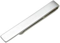 tie clip bar metallic finish logo