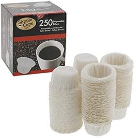 img 2 attached to ☕ Nescafe Nespresso Compatible Simple Cups Coffee Paper Disposable Filters - 250 Pack (Compatible with Melody, Genio/Picolo, and Mini Me models; Not for use with Circolo and Esperta)