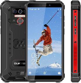 img 4 attached to OUKITEL WP5 Pro: Unlocked Rugged Cell Phone with 📱 8000mAh Battery, Android 10, IP68 Waterproof, Triple Camera, Dual SIM 4G