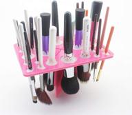 cosmetic acrylic brushes display organizer logo