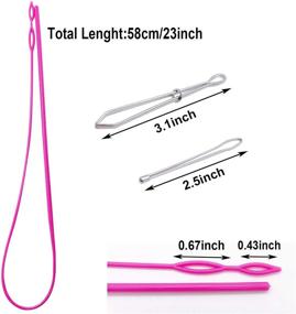 img 3 attached to 👖 30 Pack of Long Drawstrings + 3 Drawstring Threader Tools – Ideal for Pants, Sweatpants, Hoodies, Scrubs, Jackets, Shorts