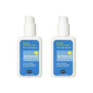 shikai borage therapy - daily facial moisturizer, 3oz (pack of 2): nourish and hydrate your skin logo