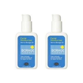 img 4 attached to ShiKai Borage Therapy - Daily Facial Moisturizer, 3oz (Pack of 2): Nourish and Hydrate Your Skin
