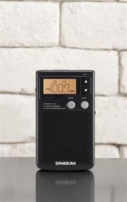 img 2 attached to 📻 Санген DT-200X, портативное цифровое карманное радио черного цвета с FM-стерео/AM настройкой