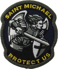 img 1 attached to 👼 Enhanced Full Color Saint Michael Modern Morale Patch - Ideal for SEO