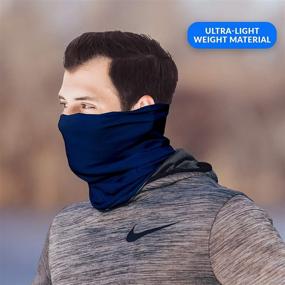 img 3 attached to 💪 TUFF Face Mask 4 Pack: Versatile Neck Gaiter, Head Wrap, and Fishing Mask with Magic Scarf Tube Design - Ultimate Protection and Style!