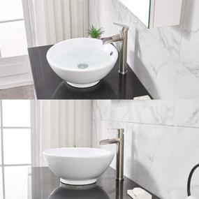 img 2 attached to 🚰 Commercial Waterfall Brushed Bathroom Faucet by VCCUCINE
