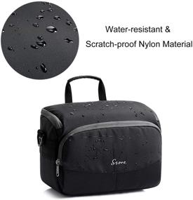 img 1 attached to S-ZONE Water Resistant Camera Insert Bag With Sleeve Camera Case Upgraded Version 2 Camera & Photo
