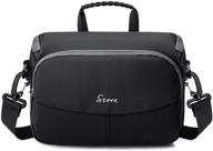 s-zone water resistant camera insert bag with sleeve camera case upgraded version 2 camera & photo logo