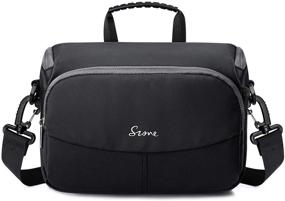 img 4 attached to S-ZONE Water Resistant Camera Insert Bag With Sleeve Camera Case Upgraded Version 2 Camera & Photo