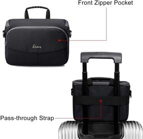 img 2 attached to S-ZONE Water Resistant Camera Insert Bag With Sleeve Camera Case Upgraded Version 2 Camera & Photo