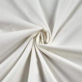 img 2 attached to 🌼 Soft White Cotton Couture Broadcloth by Michael Miller, Quilting Fabric per Yard