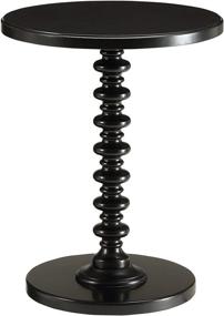 img 3 attached to 🖤 ACME Furniture Acme 82794 Acton Side Table: Sleek Black Design in One Size